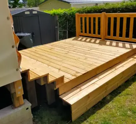 terrasse bois à Lannester - image 3